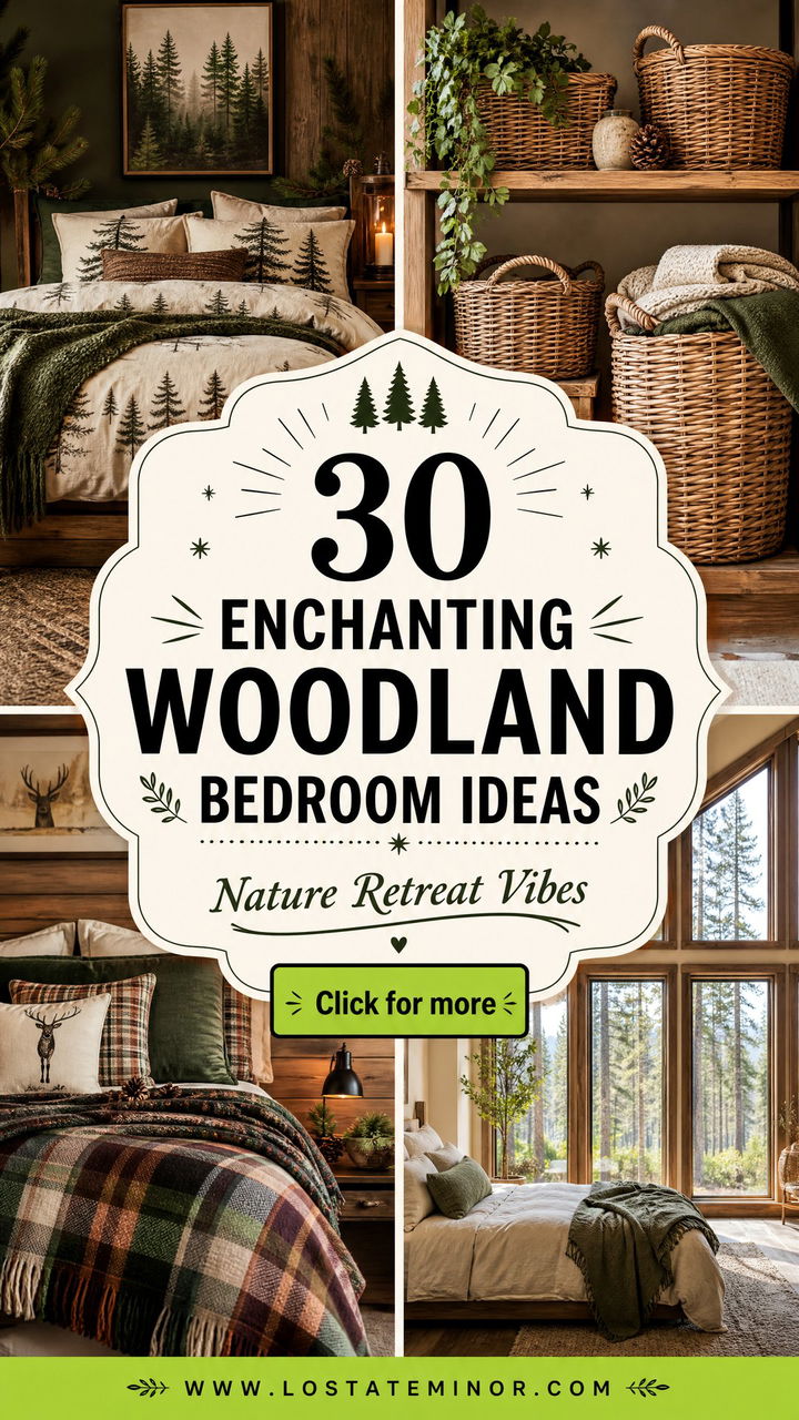 30 Enchanting Woodland Bedroom Ideas for a Nature Retreat - 30 Enchanting Woodland Bedroom Ideas for a Nature Retreat
