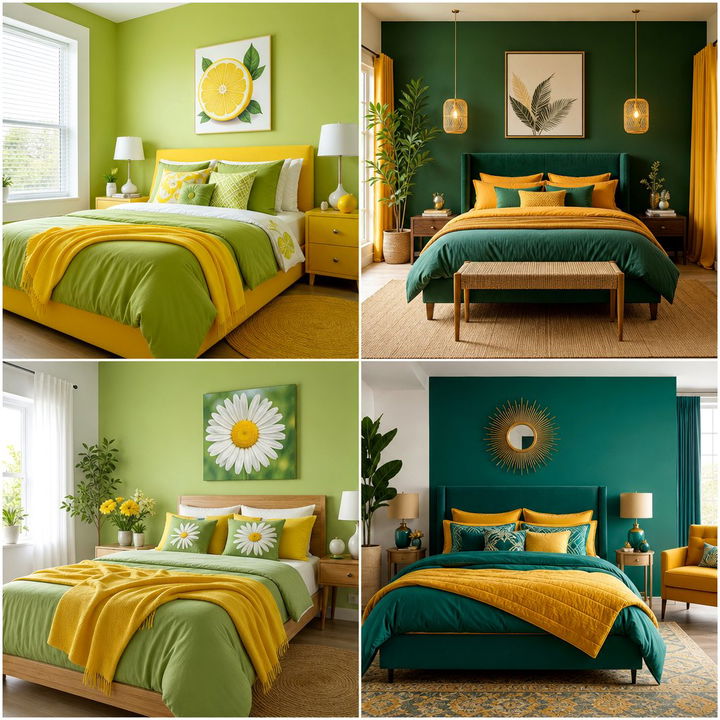 30 Fresh Yellow Green Bedroom Ideas for a Lively Atmosphere