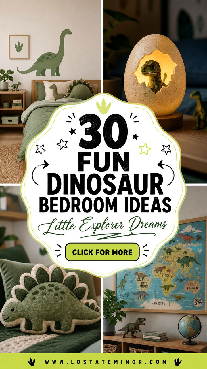 30 Fun Dinosaur Bedroom Ideas for Your Little Explorer - 30 Fun Dinosaur Bedroom Ideas for Your Little Explorer