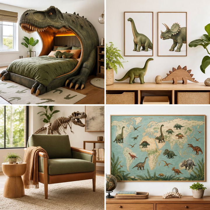 30 Fun Dinosaur Bedroom Ideas for Your Little Explorer