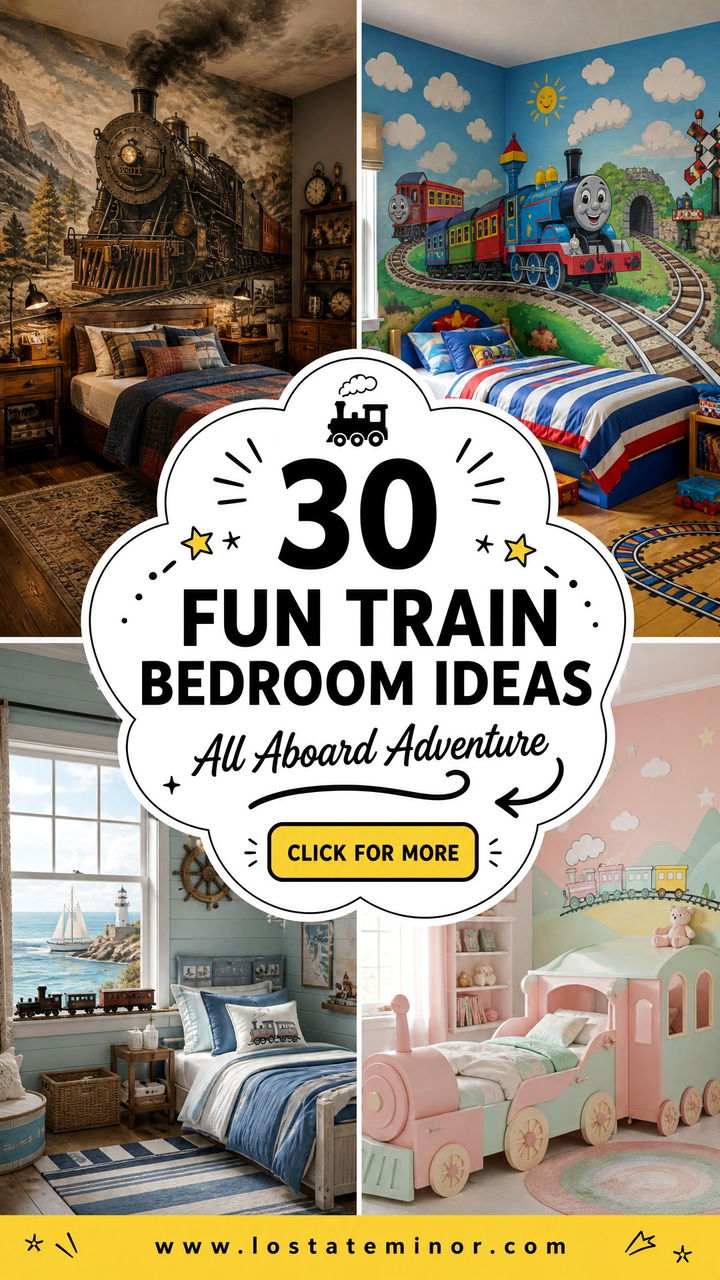 30 Fun Train Bedroom Ideas for Every Little Conductor - 30 Fun Train Bedroom Ideas for Every Little Conductor