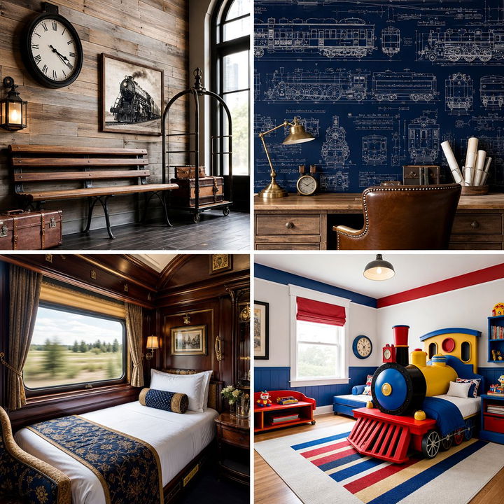 30 Fun Train Bedroom Ideas for Every Little Conductor