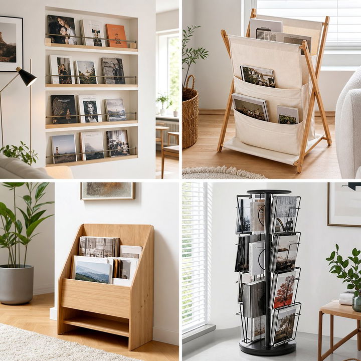 30 Functional Bedroom Magazine Racks for Easy Storage
