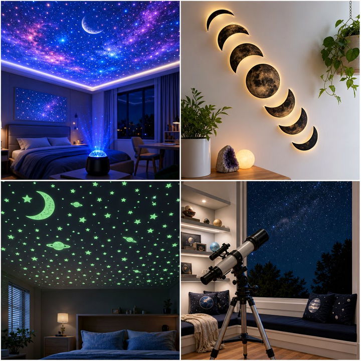 30 Galaxy Bedroom Ideas for an Out of This World Design