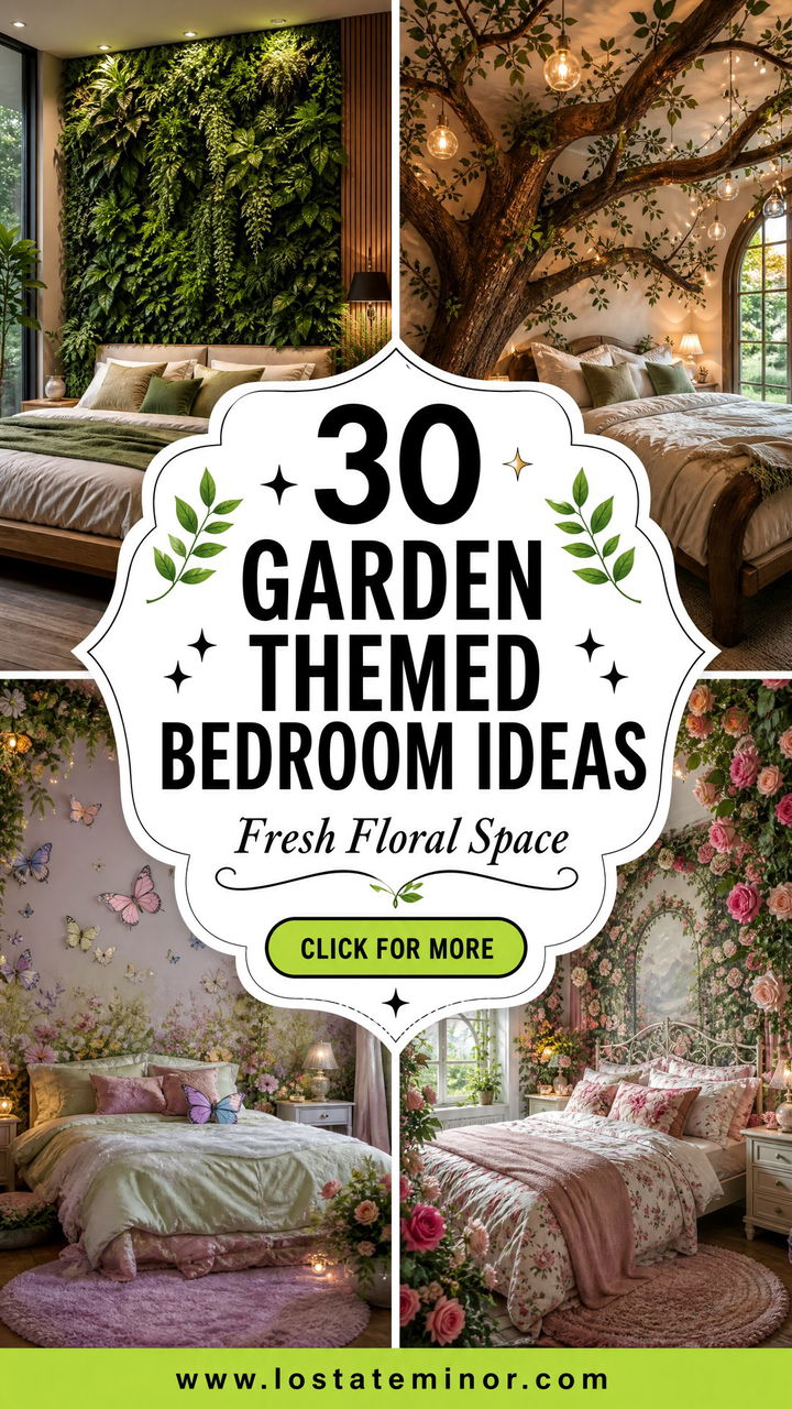 30 Garden Themed Bedroom Ideas for a Fresh Floral Space - 30 Garden Themed Bedroom Ideas for a Fresh, Floral Space
