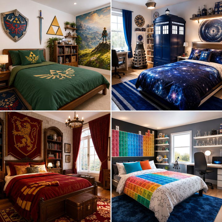 30 Geek Bedroom Ideas to Showcase Your Favorite Hobbies
