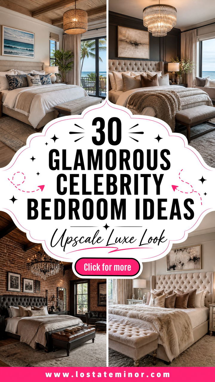 30 Glamorous Celebrity Bedroom Ideas for an Upscale Look - 30 Glamorous Celebrity Bedroom Ideas for an Upscale Look