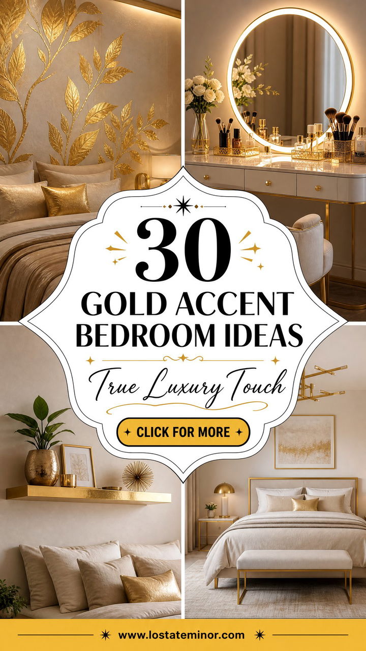 30 Gold Accent Bedroom Ideas for a Touch of True Luxury - 30 Gold Accent Bedroom Ideas for a Touch of True Luxury