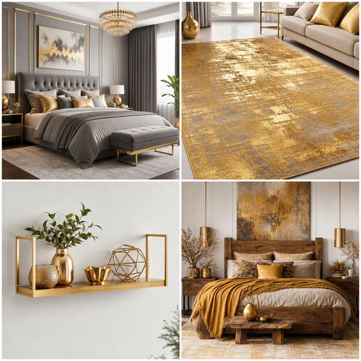 30 Gold Accent Bedroom Ideas for a Touch of True Luxury