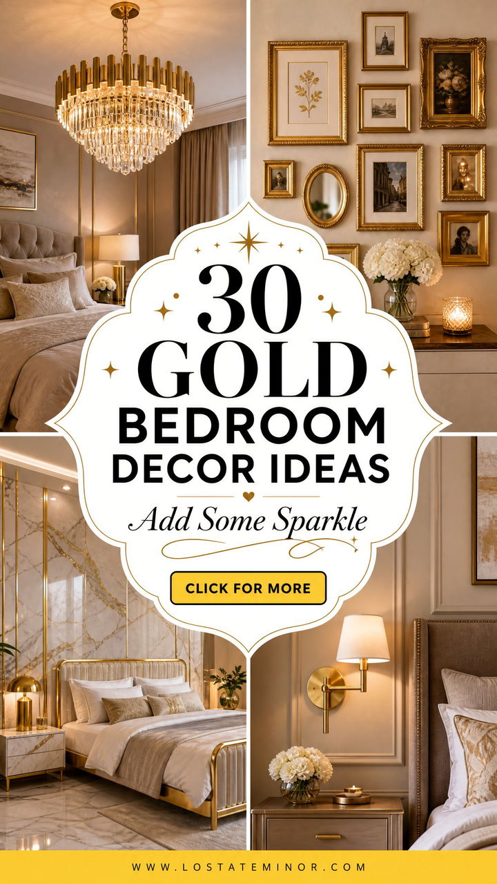 30 Gold Bedroom Decor Ideas to Add Sparkle to Your Home - 30 Gold Bedroom Decor Ideas to Add Sparkle to Your Home