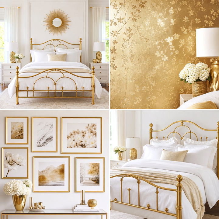30 Gold Bedroom Ideas for a Luxurious and Modern Interior