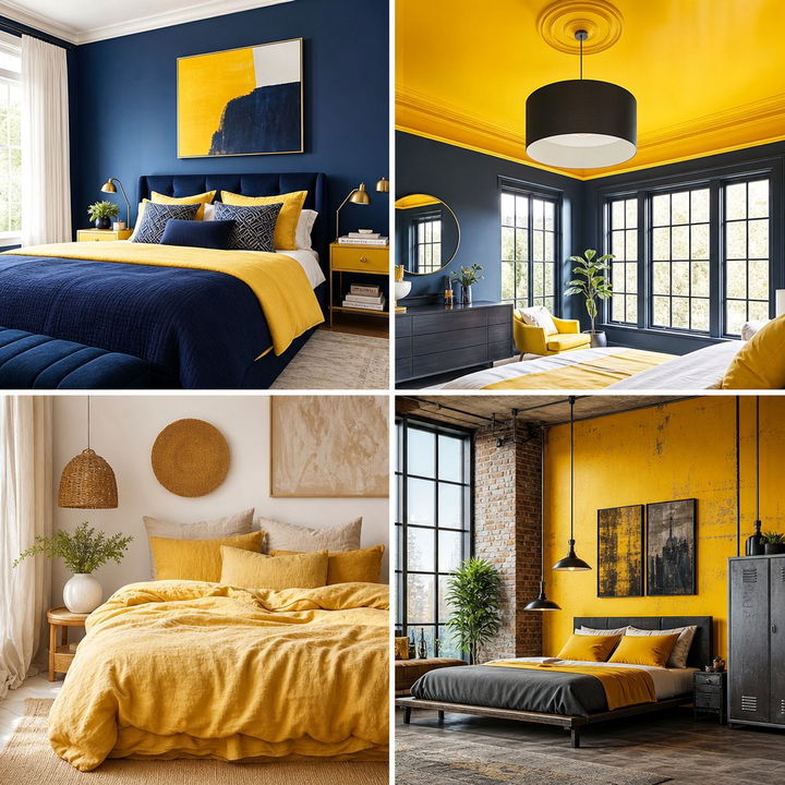 30 Golden Yellow Bedroom Ideas for a Bright and Cozy Space