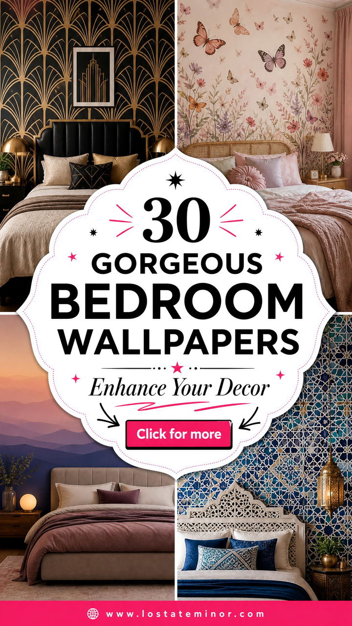 30 Gorgeous Bedroom Wallpapers to Enhance Your Decor - 30 Gorgeous Bedroom Wallpapers to Enhance Your Decor