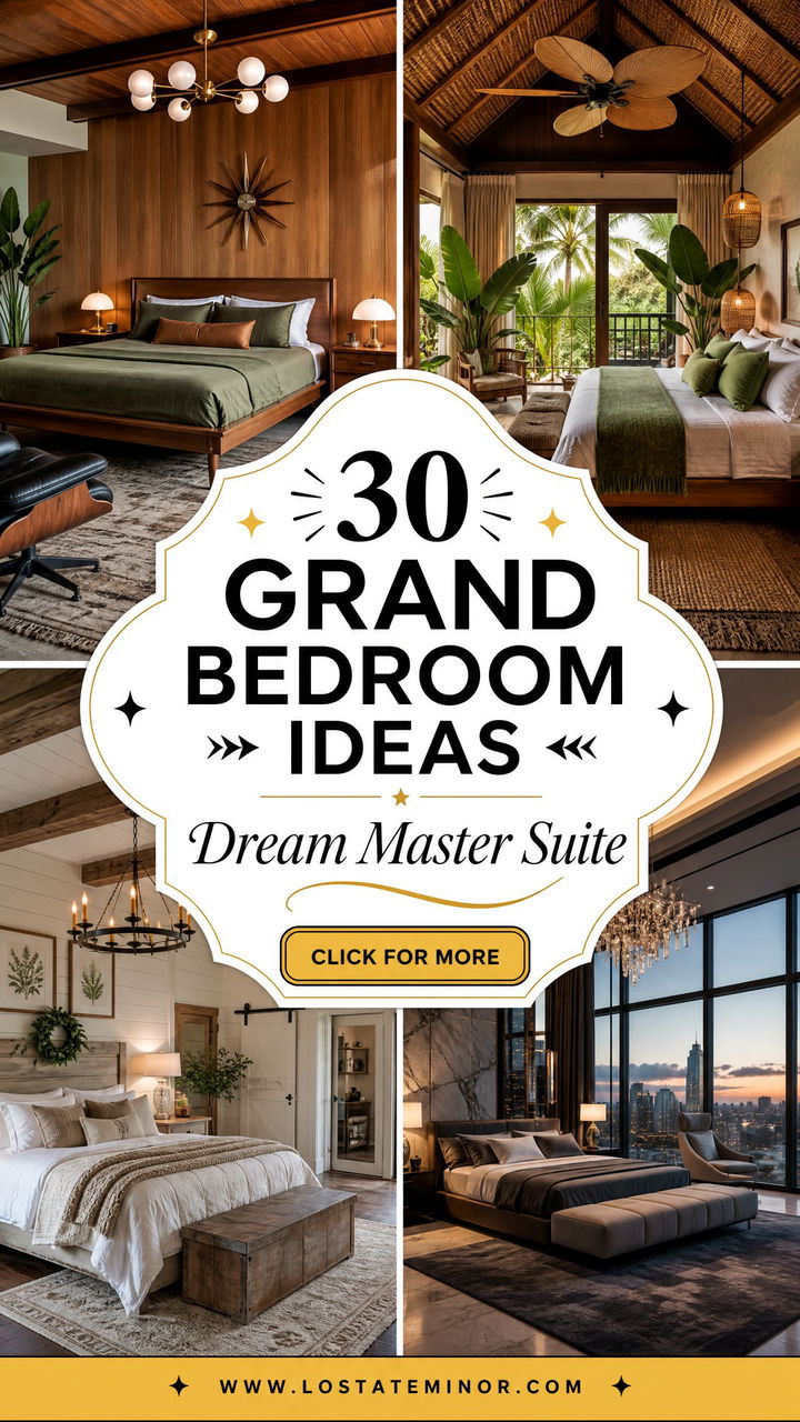 30 Grand Bedroom Ideas to Create Your Dream Master Suite - 30 Grand Bedroom Ideas to Create Your Dream Master Suite