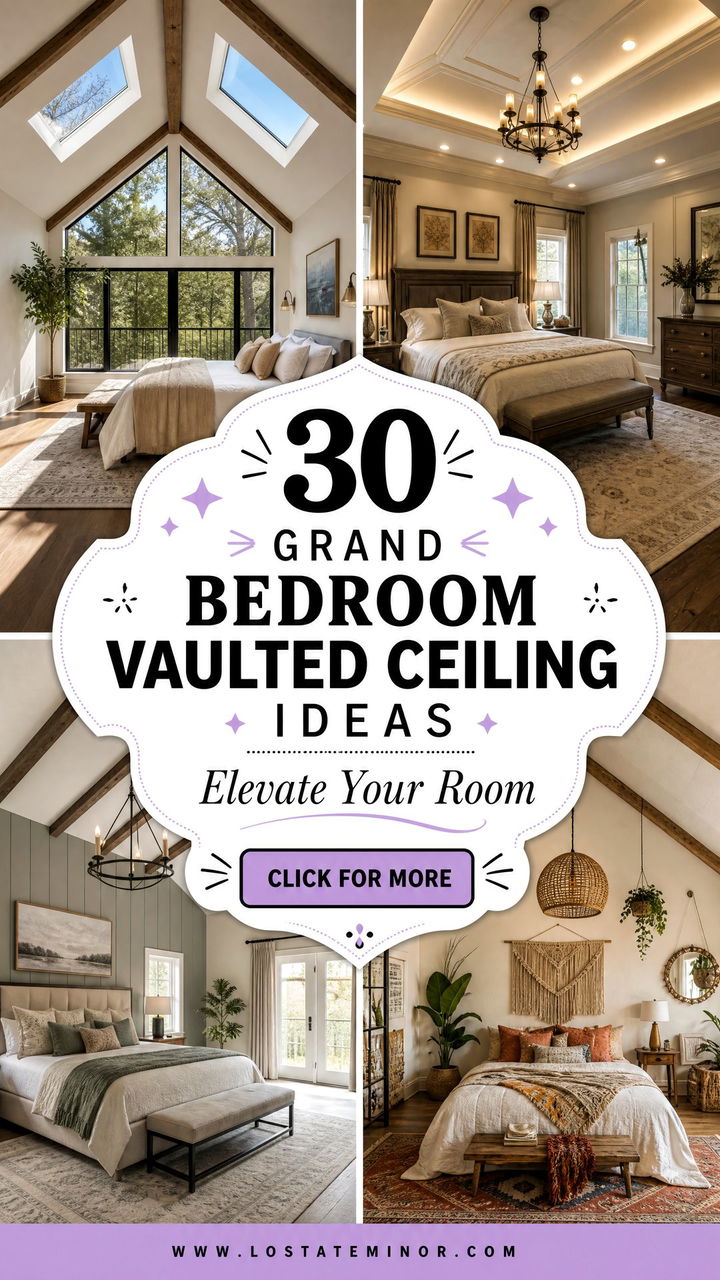 30 Grand Bedroom Vaulted Ceiling Ideas to Elevate Your Room - 30 Grand Bedroom Vaulted Ceiling Ideas to Elevate Your Room