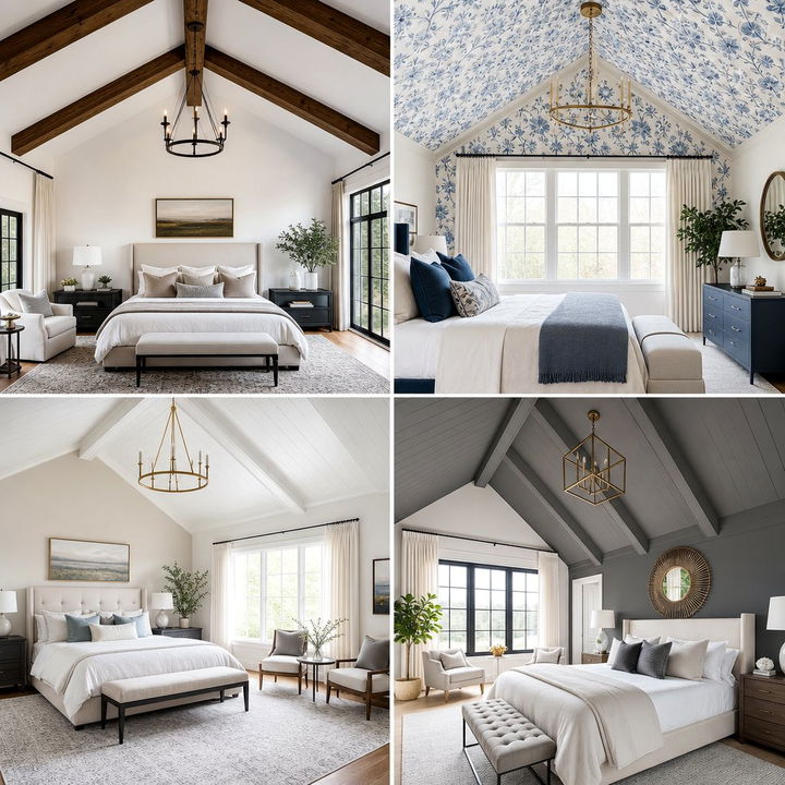 30 Grand Bedroom Vaulted Ceiling Ideas to Elevate Your Room