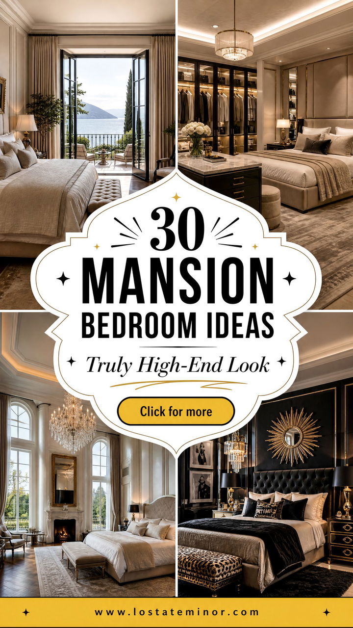 30 Grand Mansion Bedroom Ideas for a Truly High-End Look - 30 Grand Mansion Bedroom Ideas for a Truly High-End Look