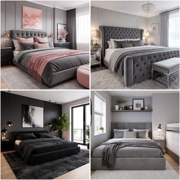 30 Gray Bedroom Design Ideas for Stunning Professional Results