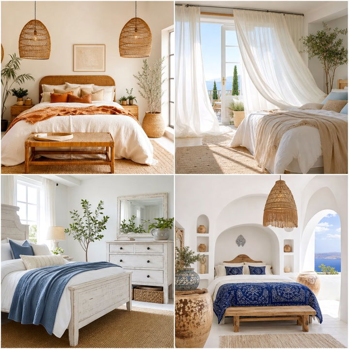 30 Greek Bedroom Ideas for a Beautiful Coastal Sanctuary