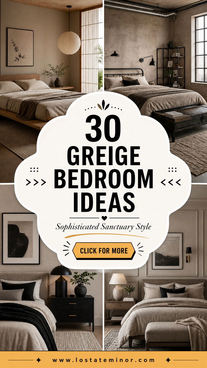 30 Greige Bedroom Ideas for a Sophisticated Sanctuary - 30 Greige Bedroom Ideas for a Sophisticated Sanctuary