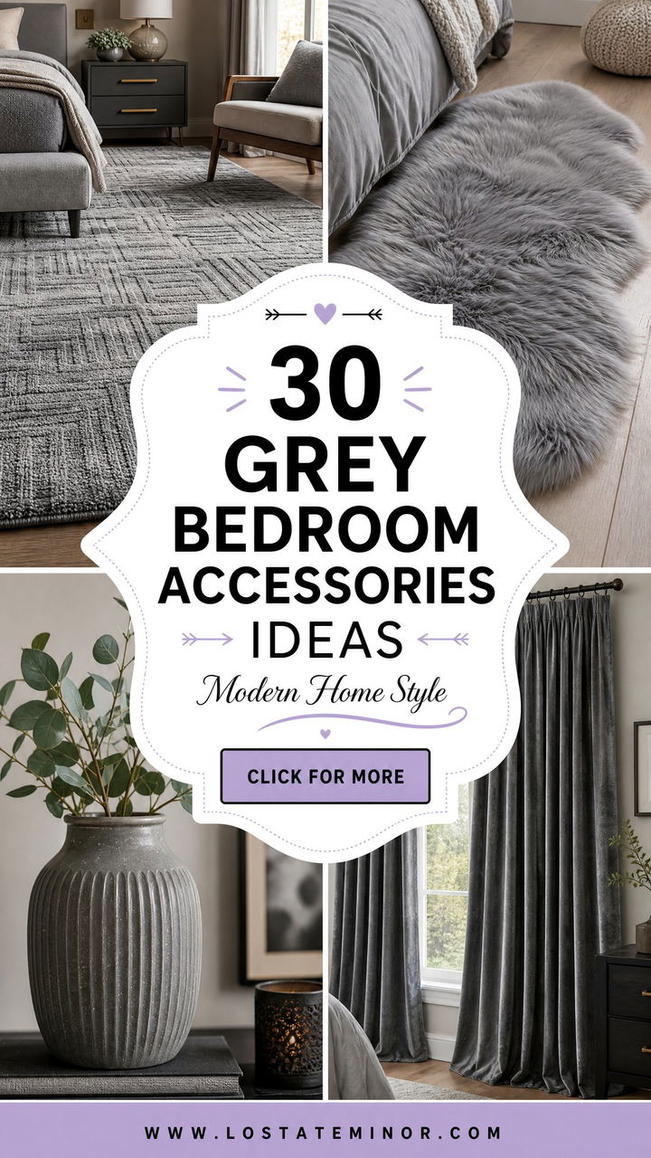 30 Grey Bedroom Accessories Ideas for Modern Home Style - 30 Grey Bedroom Accessories Ideas for Modern Home Style
