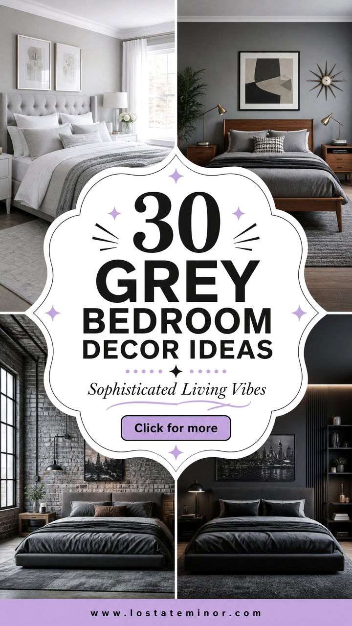 30 Grey Bedroom Decor Ideas for Truly Sophisticated Living - 30 Grey Bedroom Decor Ideas for Truly Sophisticated Living
