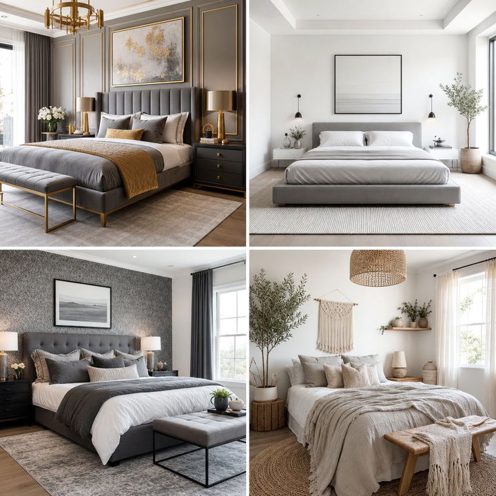30 Grey Bedroom Design Ideas for a Modern, Elegant Look