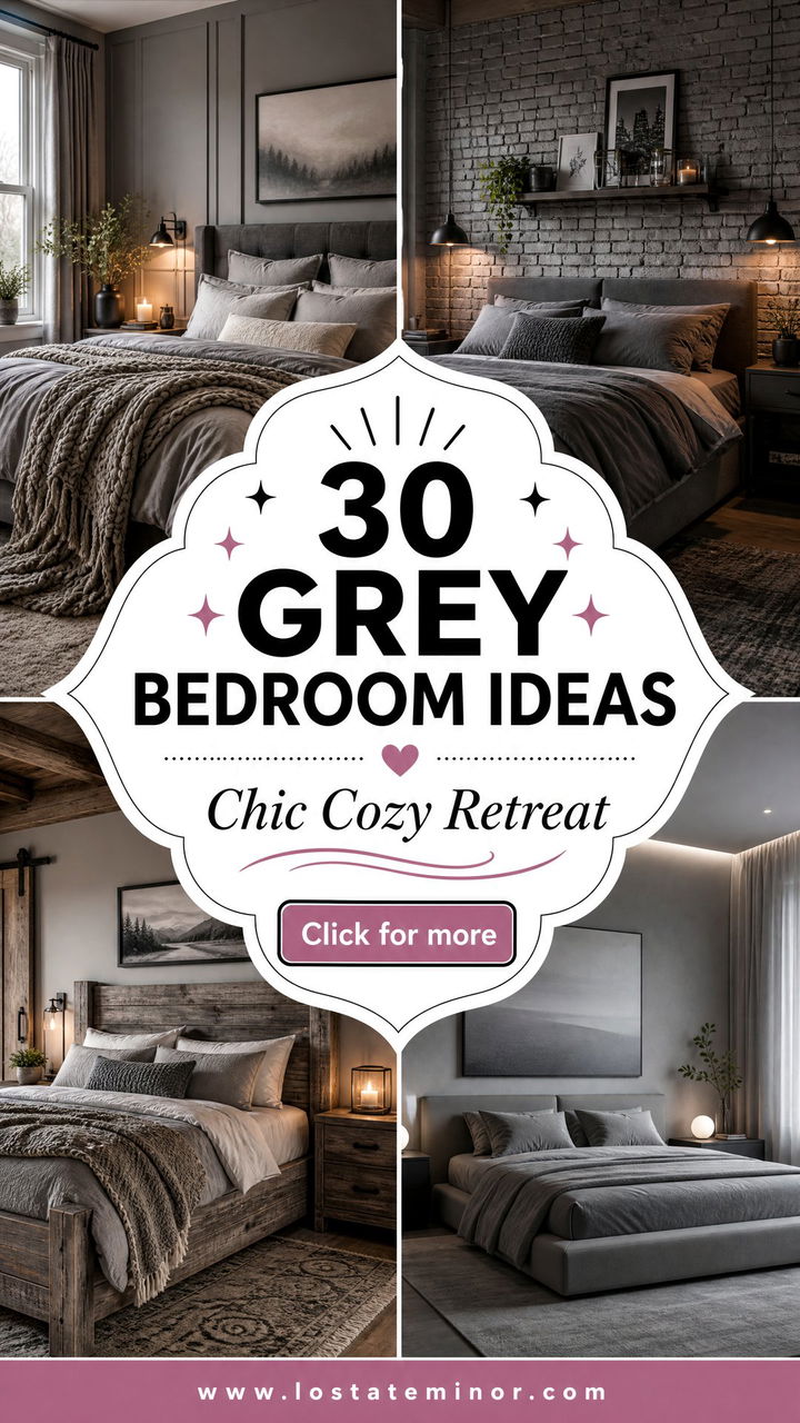 30 Grey Bedroom Ideas for a Chic and Cozy Private Retreat - 30 Grey Bedroom Ideas for a Chic and Cozy Private Retreat