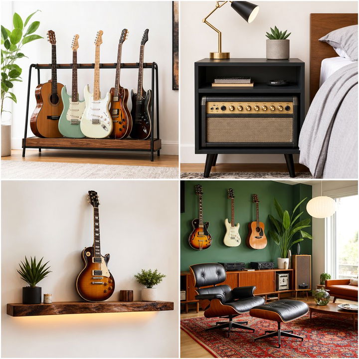 30 Guitar Bedroom Ideas for Every Dedicated Music Lover