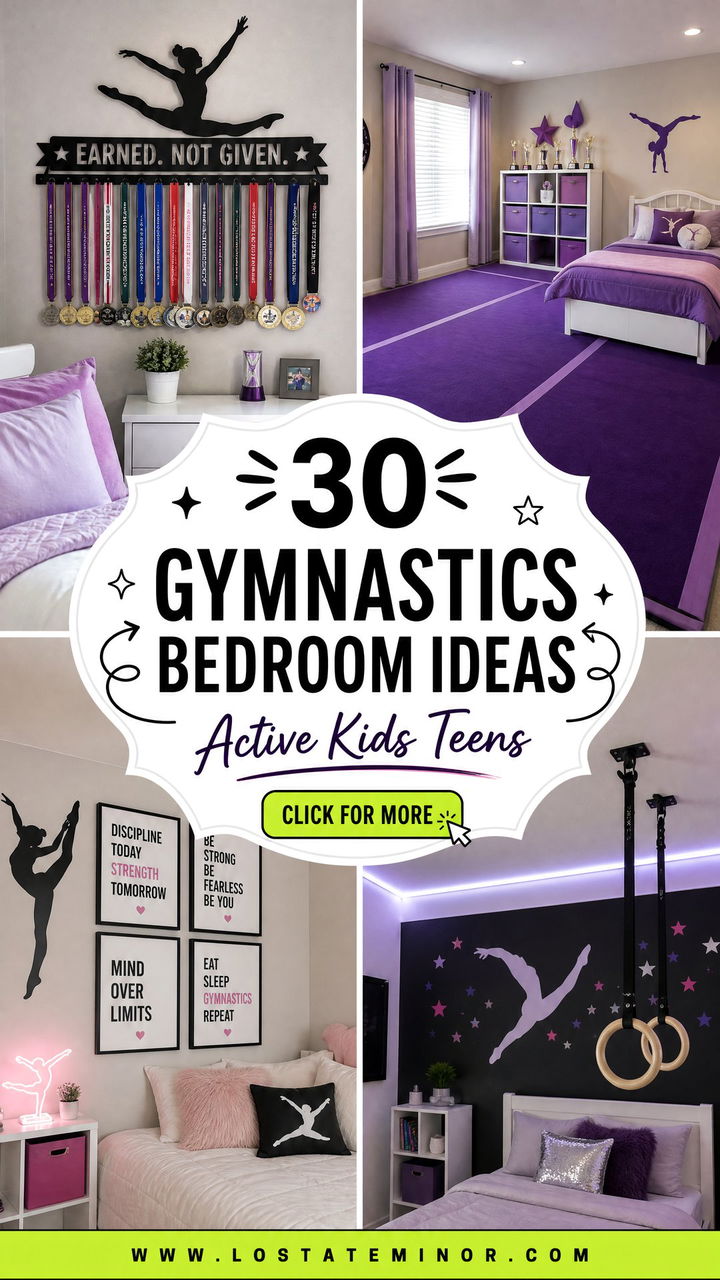 30 Gymnastics Bedroom Ideas for Active Kids and Teens - 30 Gymnastics Bedroom Ideas for Active Kids and Teens