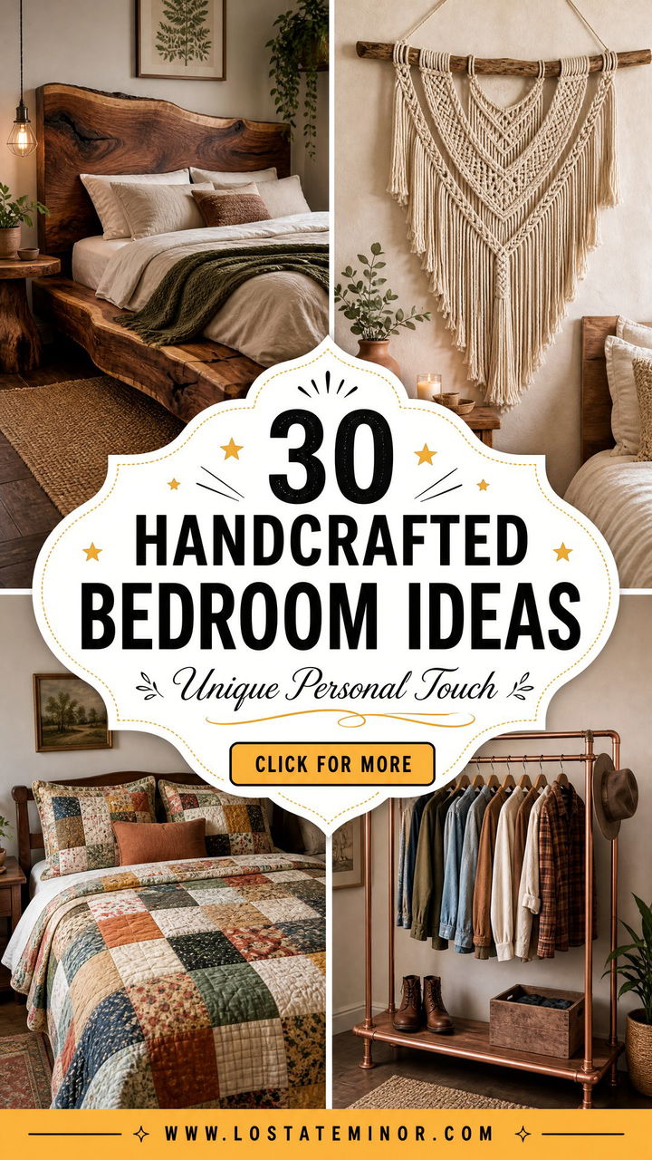 30 Handcrafted Bedroom Ideas for a Unique Personal Touch - 30 Handcrafted Bedroom Ideas for a Unique Personal Touch