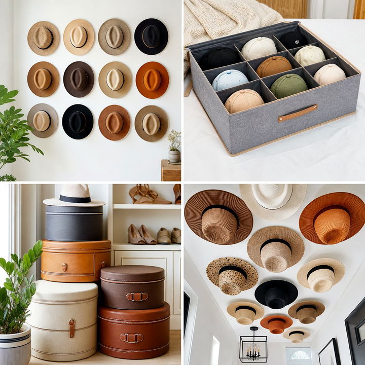 30 Handy Bedroom Hat Storage Ideas for Every Collector
