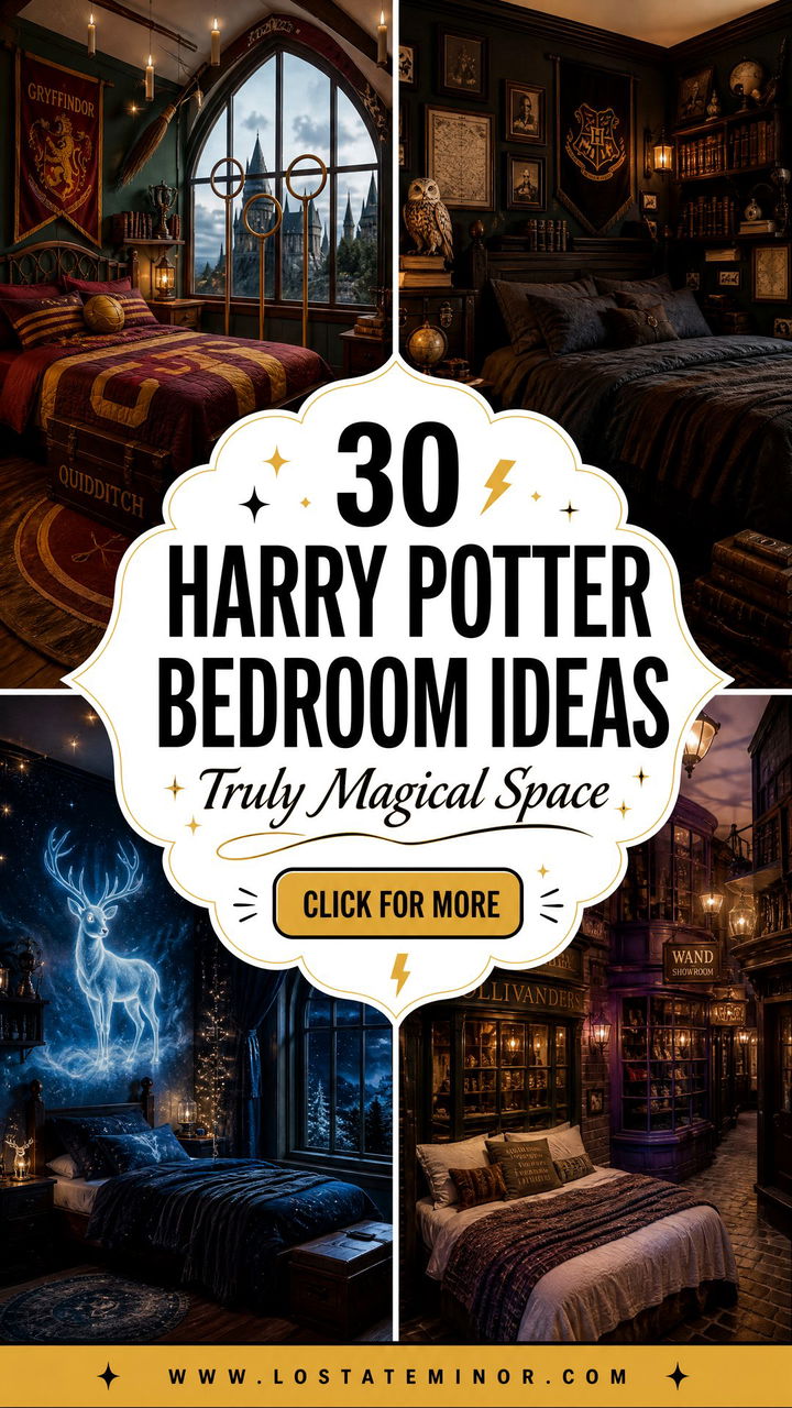 30 Harry Potter Bedroom Ideas for a Truly Magical Space - 30 Harry Potter Bedroom Ideas for a Truly Magical Space