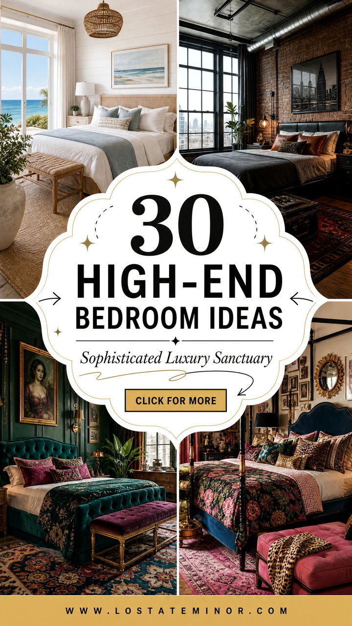 30 High-End Bedroom Ideas for a Sophisticated Sanctuary - 30 High-End Bedroom Ideas for a Sophisticated Sanctuary