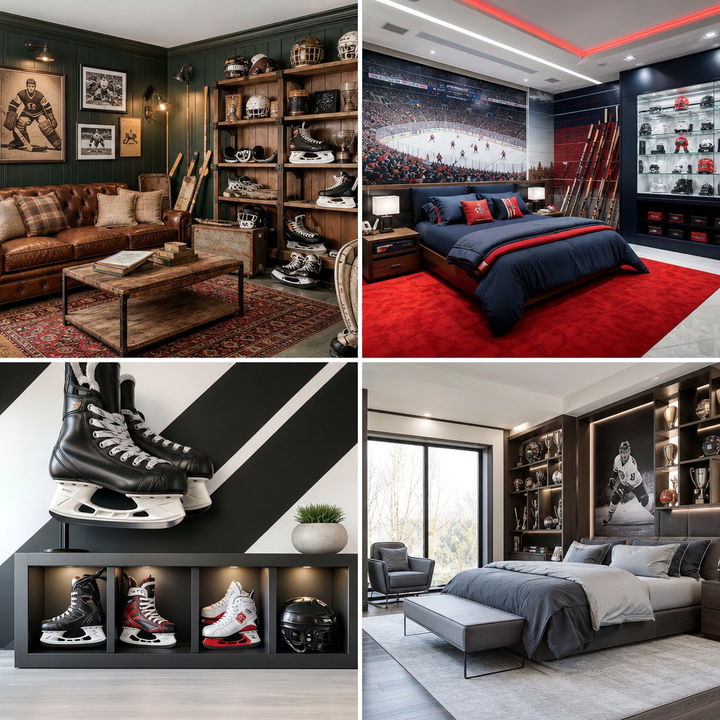 30 Hockey Bedroom Ideas for Every Dedicated Sports Fan