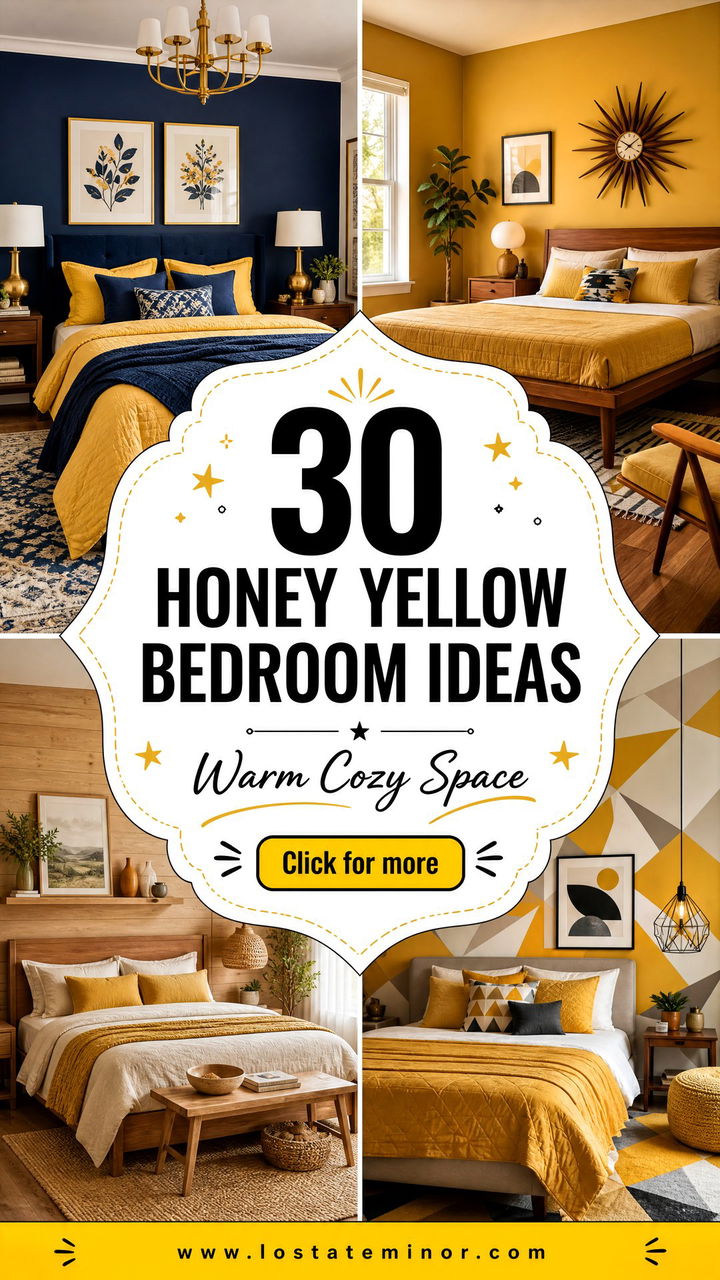 30 Honey Yellow Bedroom Ideas for a Warm and Cozy Space - 30 Honey Yellow Bedroom Ideas for a Warm and Cozy Space
