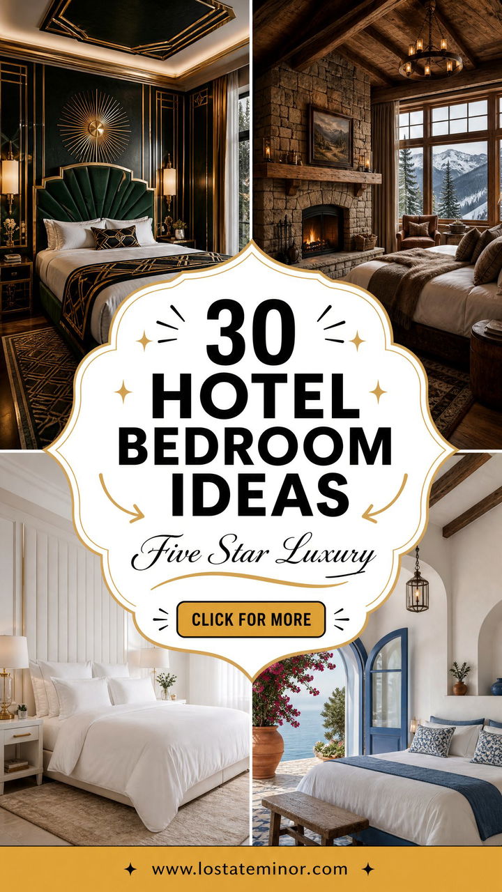 30 Hotel Bedroom Ideas to Create a Five-Star Luxury Suite - 30 Hotel Bedroom Ideas to Create a Five-Star Luxury Suite