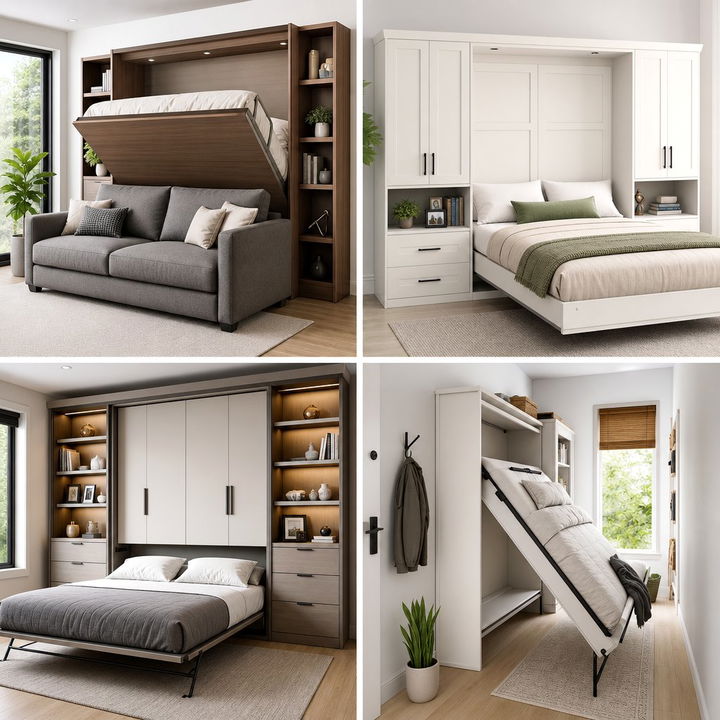 30 Innovative Bedroom Fold Down Bed Ideas for Small Rooms