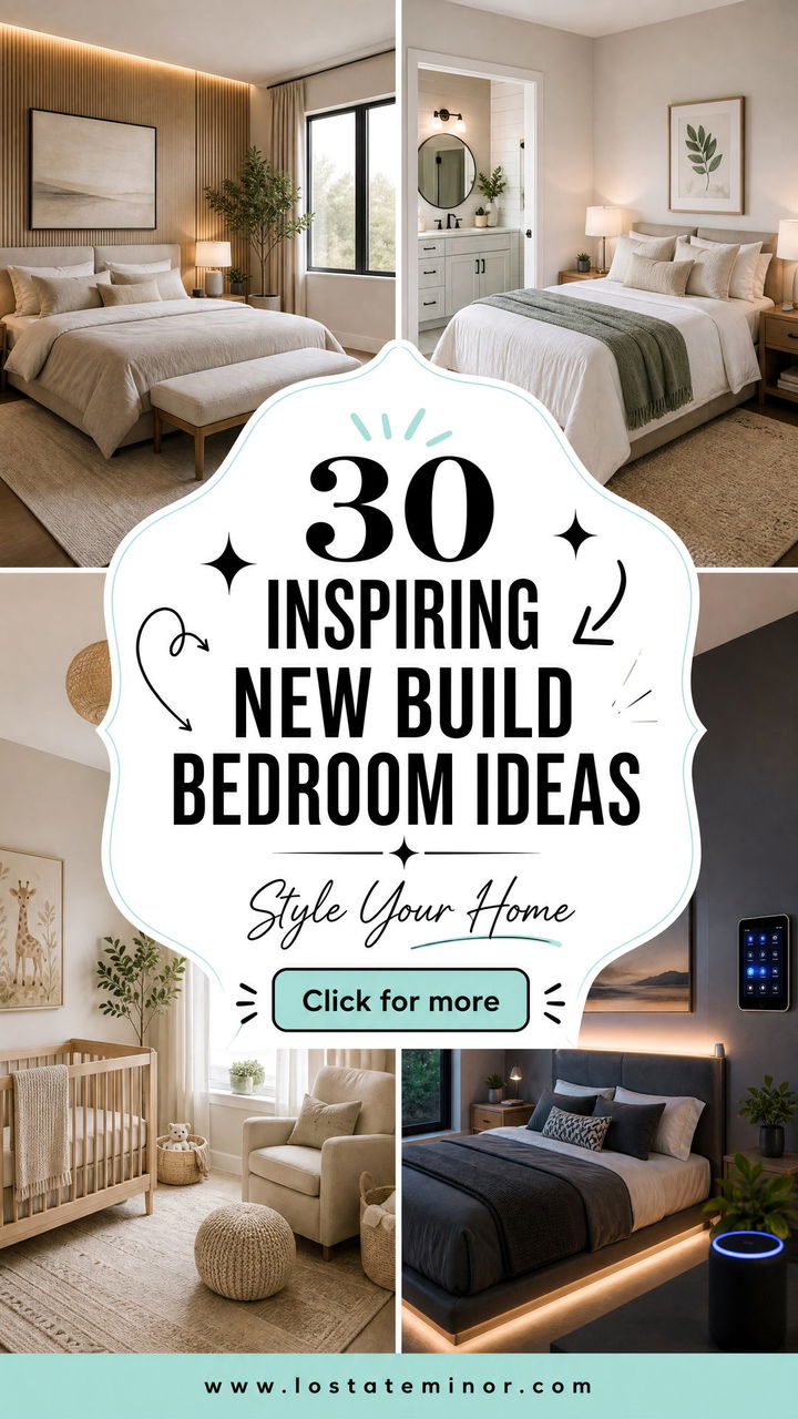 30 Inspiring New Build Bedroom Ideas to Style Your New Home - 30 Inspiring New Build Bedroom Ideas to Style Your New Home