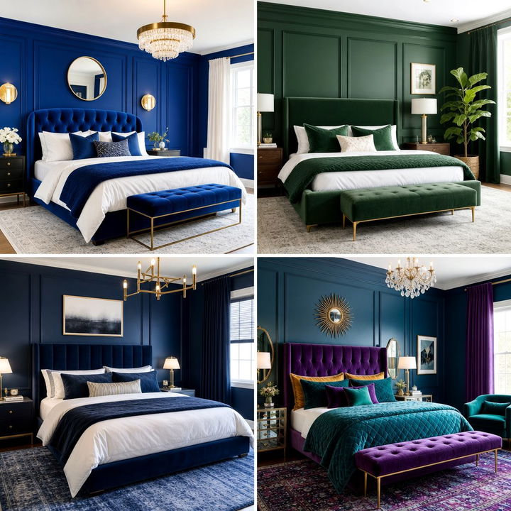30 Jewel Tone Bedroom Ideas for a Rich and Moody Atmosphere