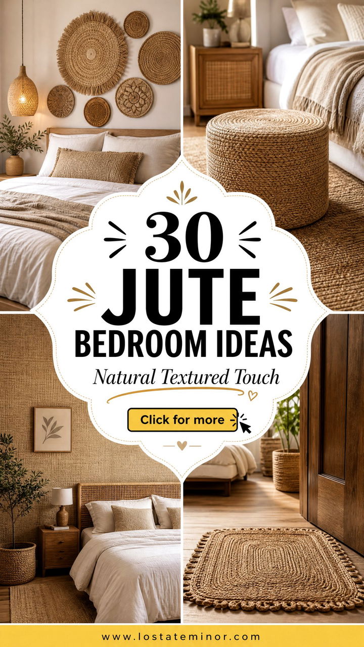 30 Jute Bedroom Ideas for a Natural and Textured Interior - 30 Jute Bedroom Ideas for a Natural and Textured Interior