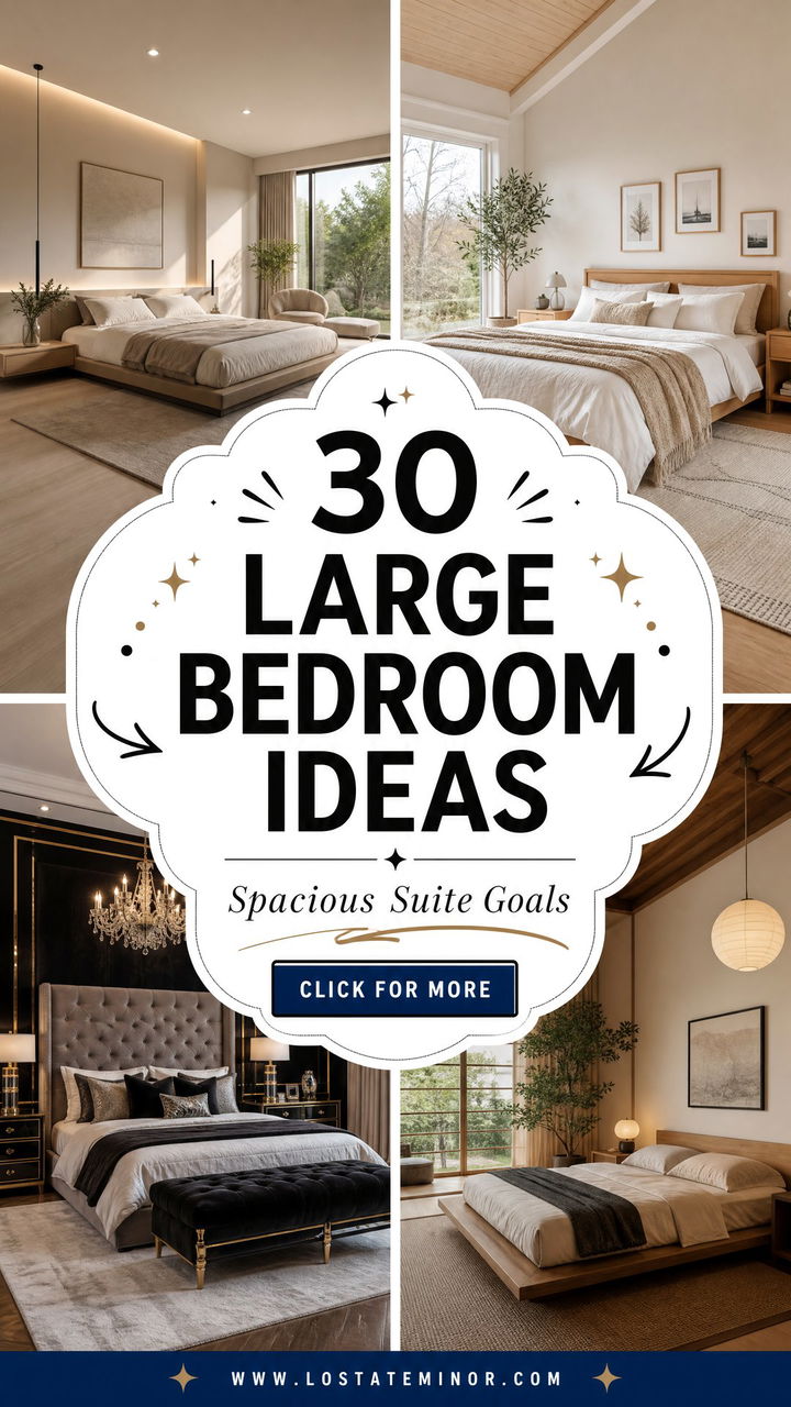 30 Large Bedroom Ideas to Maximize Your Spacious Suite - 30 Large Bedroom Ideas to Maximize Your Spacious Suite