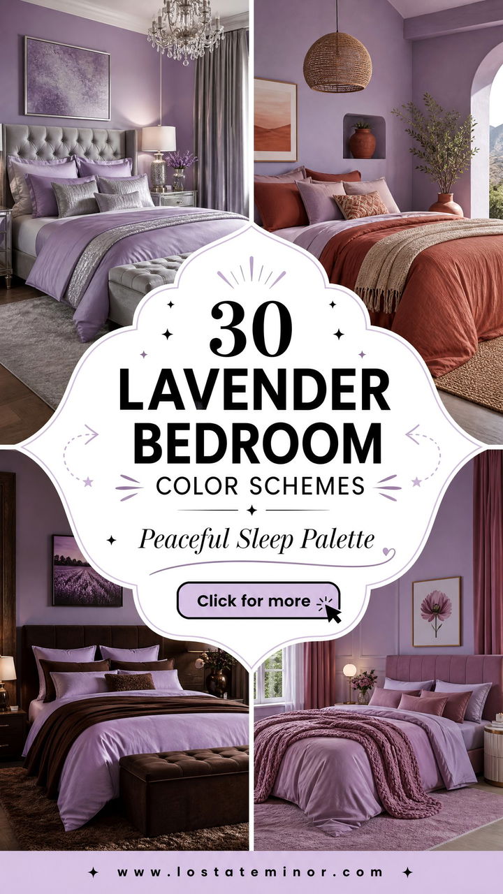 30 Lavender Bedroom Color Schemes for a Peaceful Sleep - 30 Lavender Bedroom Color Schemes for a Peaceful Sleep