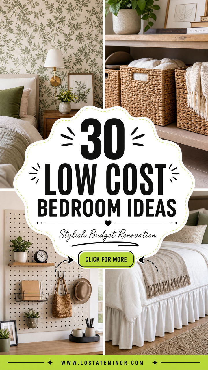 30 Low Cost Bedroom Ideas for a Stylish Budget Renovation - 30 Low Cost Bedroom Ideas for a Stylish Budget Renovation
