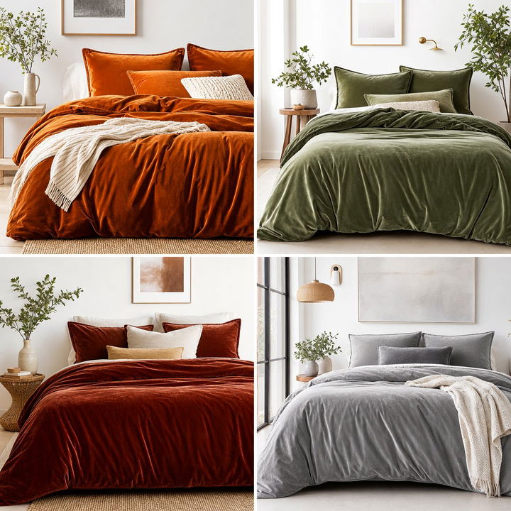 30 Luxurious Bedroom Velvet Bedding Ideas for Pure Comfort