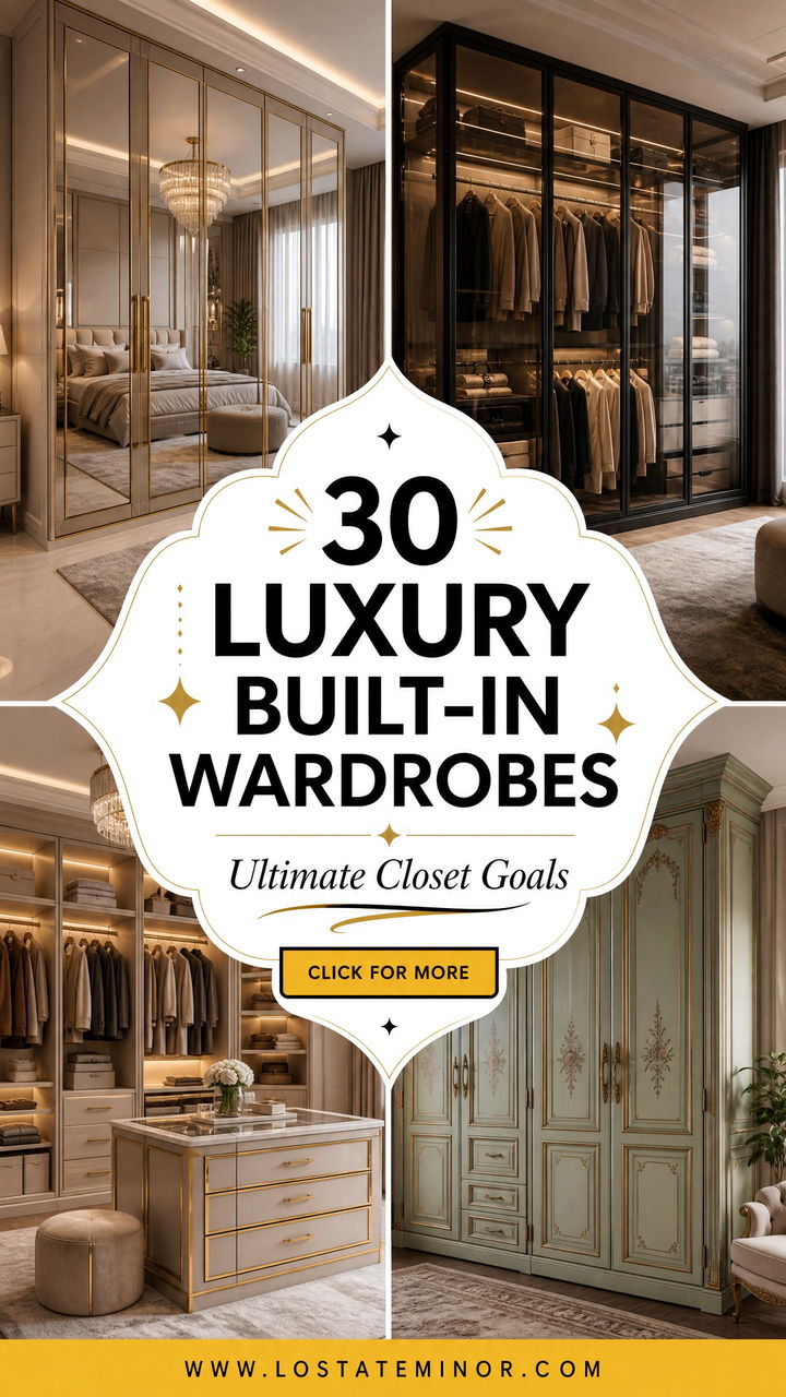 30 Luxury Bedroom Built-in Wardrobes for Ultimate Design - 30 Luxury Bedroom Built-in Wardrobes for Ultimate Design