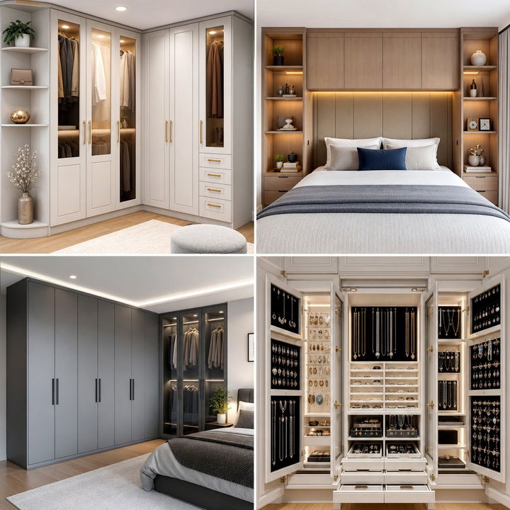 30 Luxury Bedroom Built-in Wardrobes for Ultimate Design