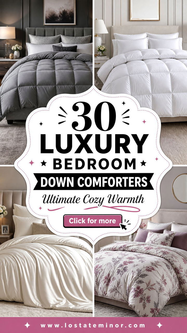 30 Luxury Bedroom Down Comforters for Ultimate Warmth - 30 Luxury Bedroom Down Comforters for Ultimate Warmth