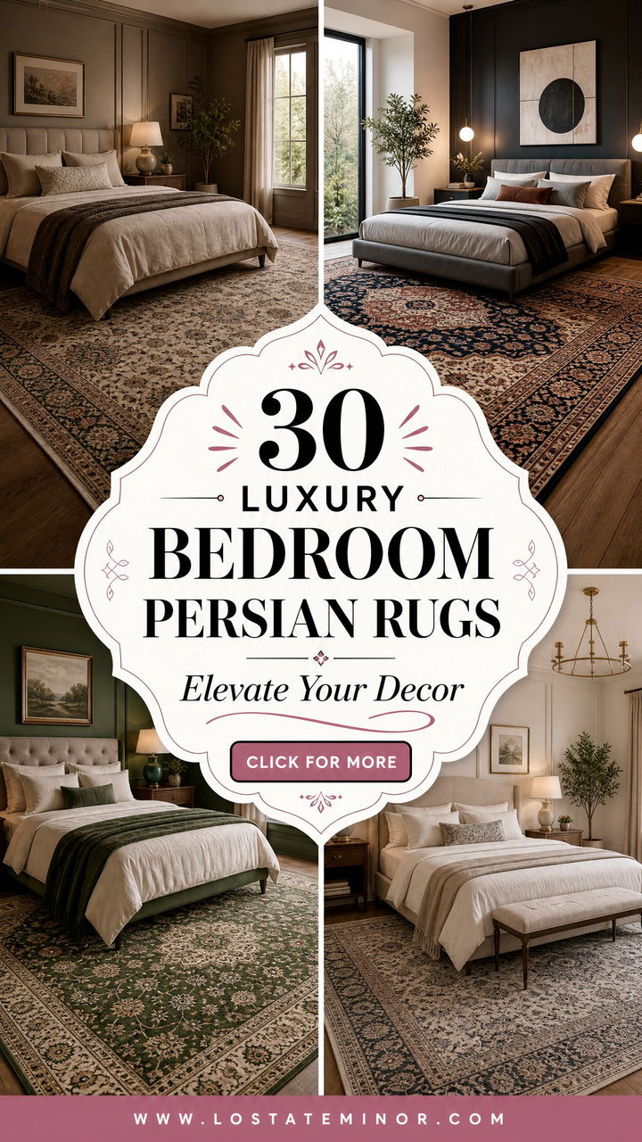 30 Luxury Bedroom Persian Rugs to Elevate Your Decor - 30 Luxury Bedroom Persian Rugs to Elevate Your Decor