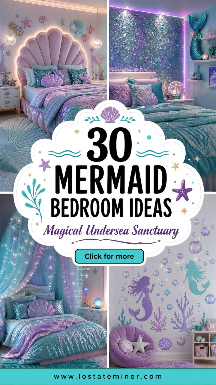 30 Mermaid Bedroom Ideas for a Magical Undersea Sanctuary - 30 Mermaid Bedroom Ideas for a Magical Undersea Sanctuary